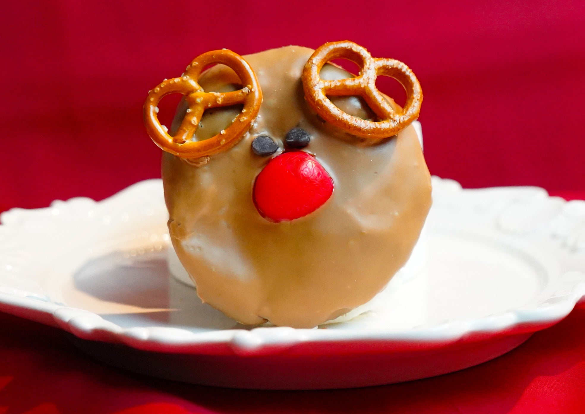 【生ドーナツ】キャラメルトナカイ～生クリーム～¥450