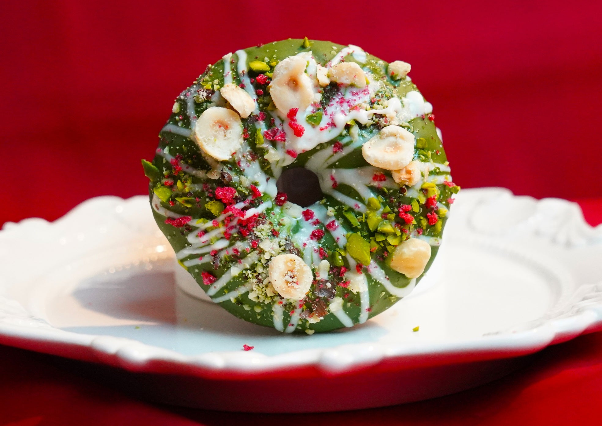 【半生ドーナツ】マッチャリース¥380