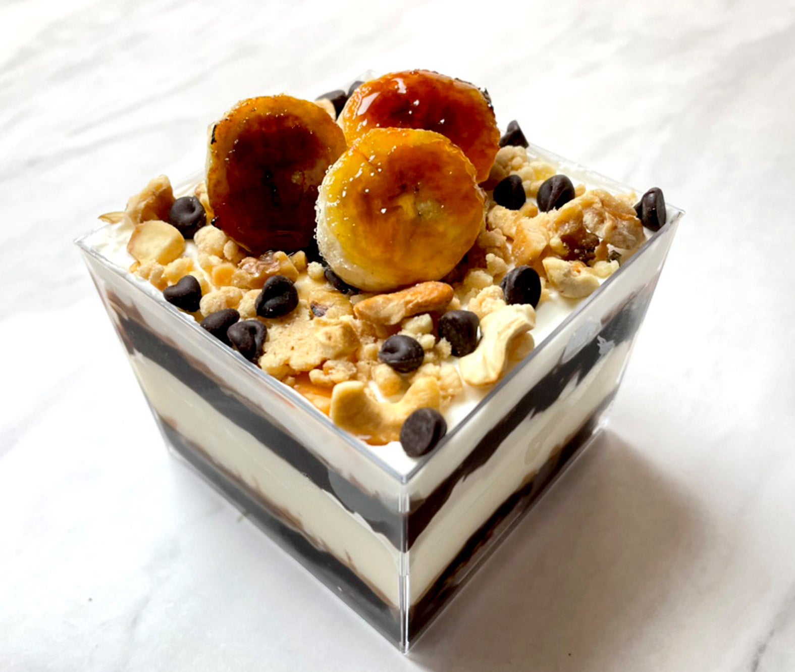 生ティラミスブリュレバナナとチョコレートナッツ¥780