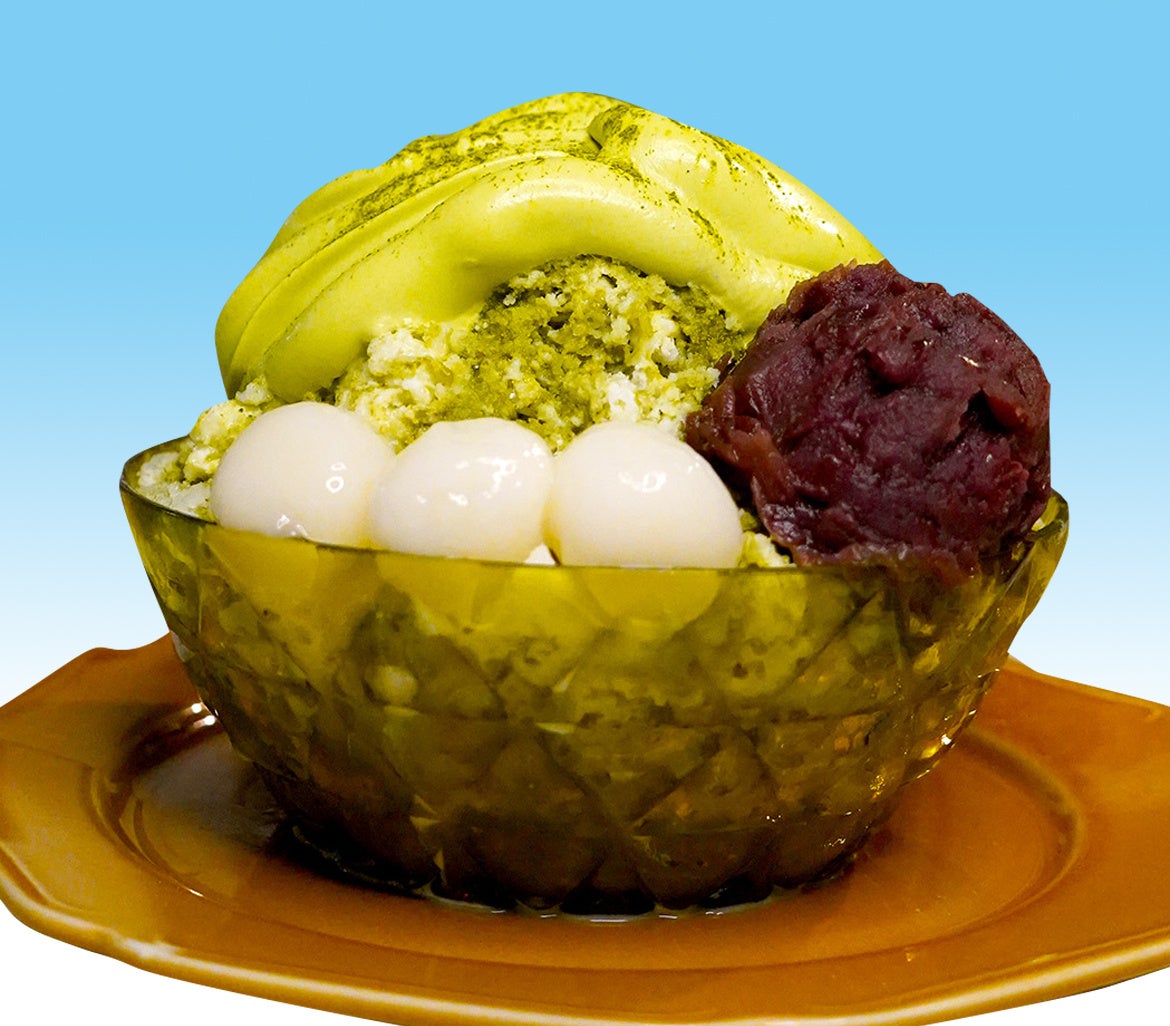 宇治抹茶金時フラッペ¥1,750