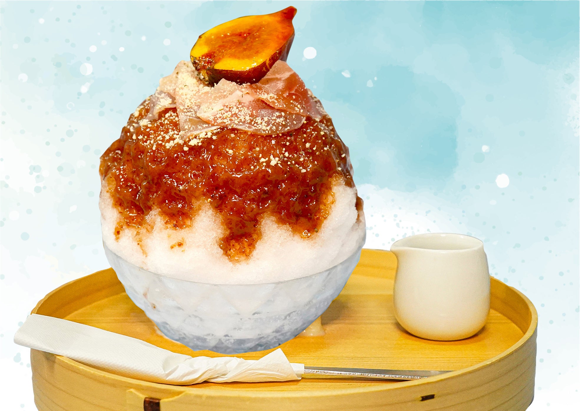 ブリュレいちじくと生ハム¥1,800