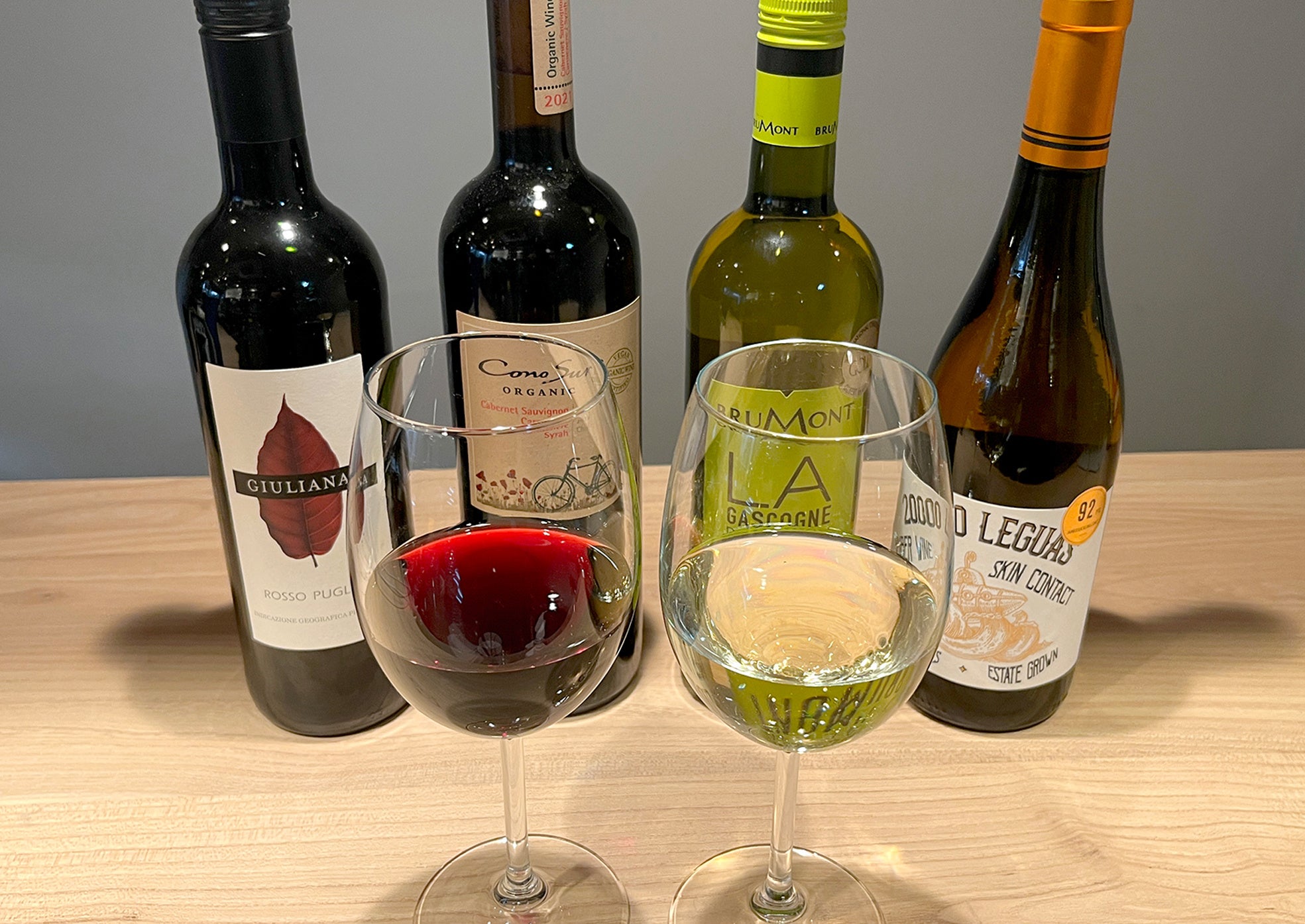 自然派ワイン グラス ¥550〜