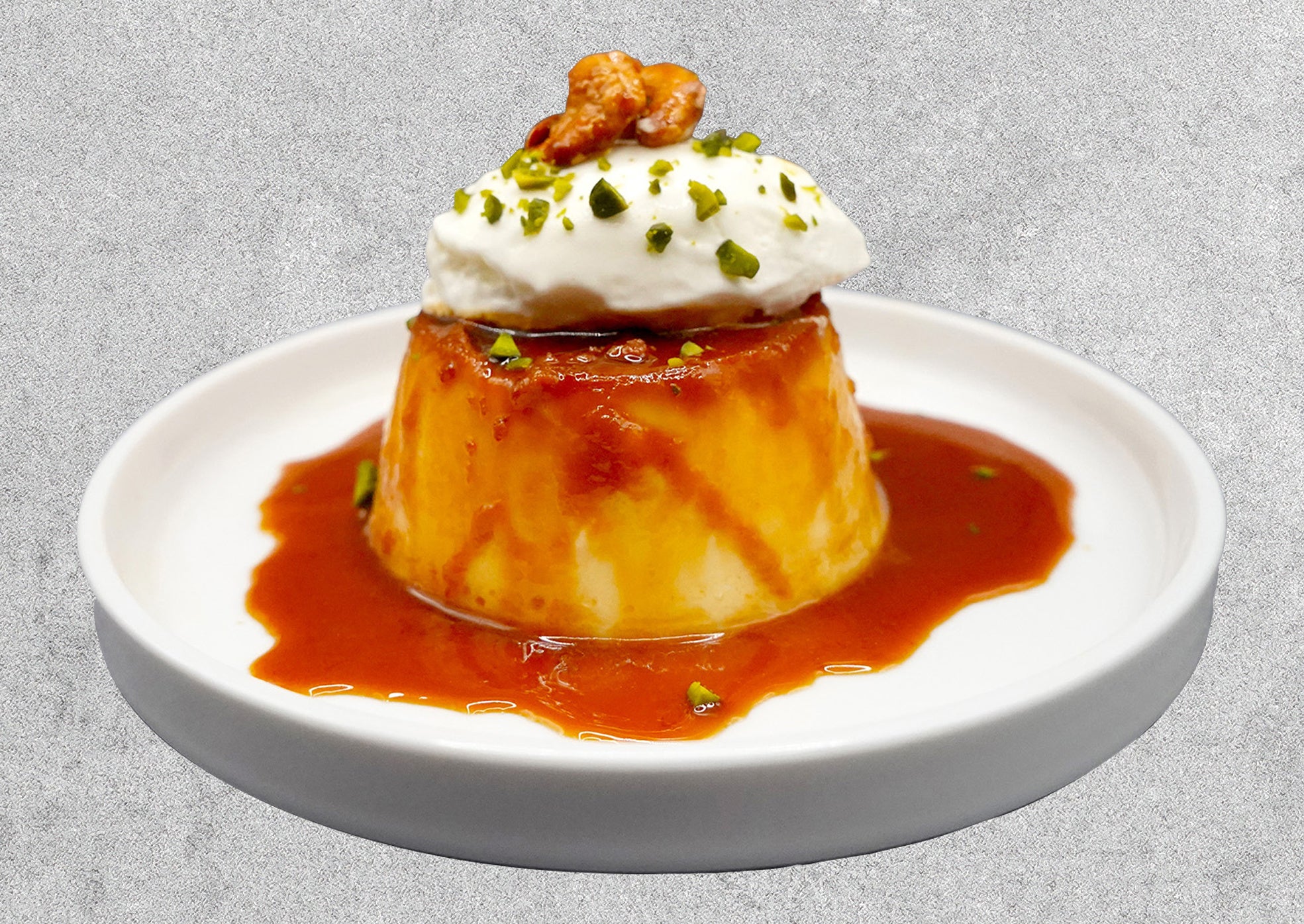 塩キャラメルとクリームチーズのプリン¥700