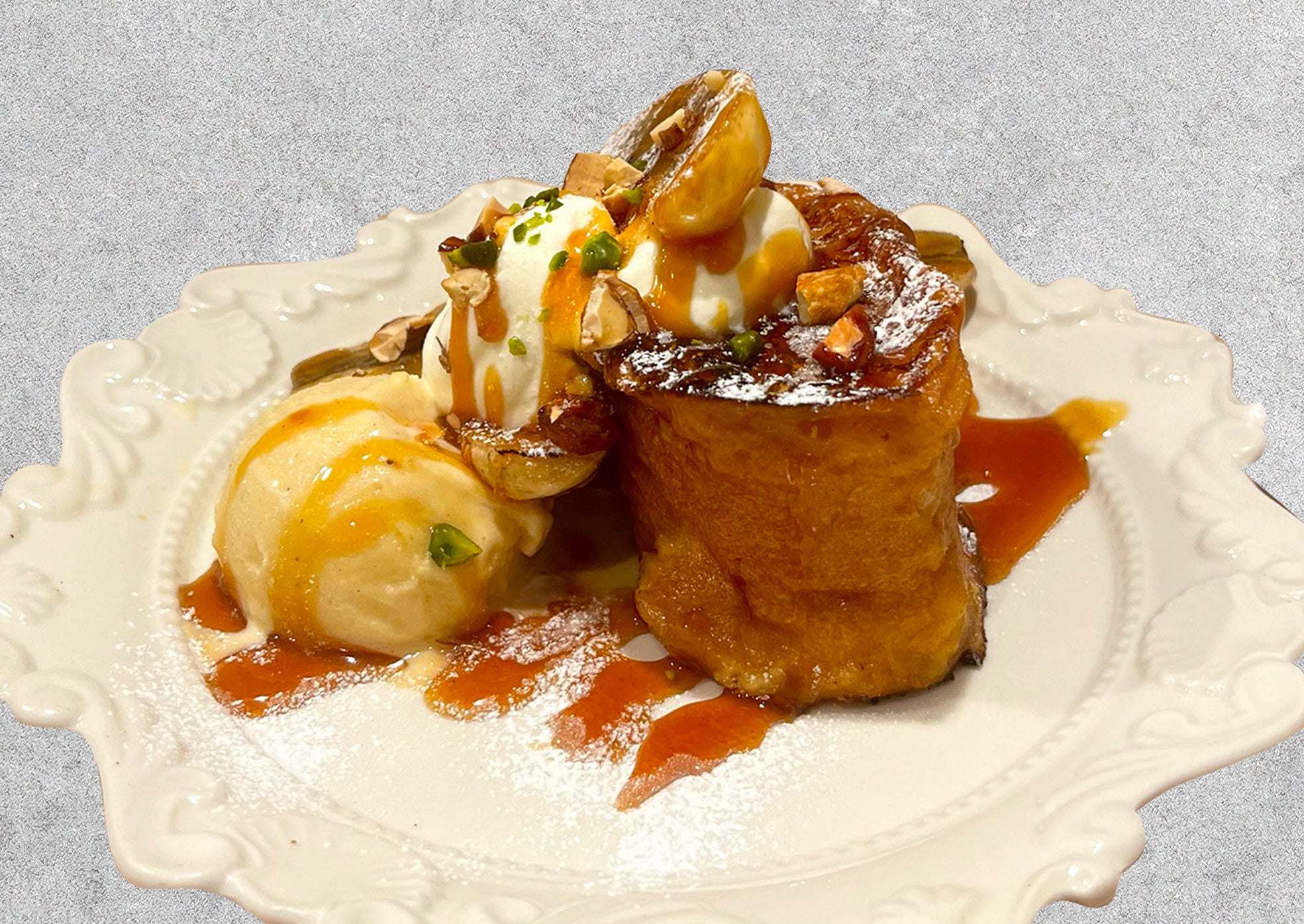 ブリュレバナナと塩キャラメル￥850