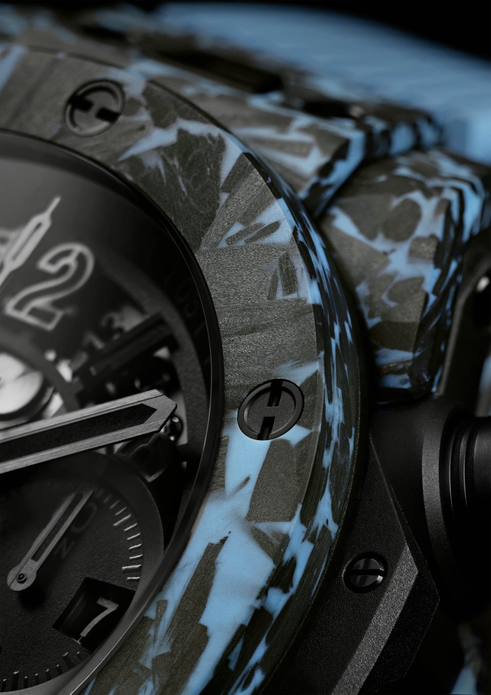 Big Bang Unico Carbon Sky Blue