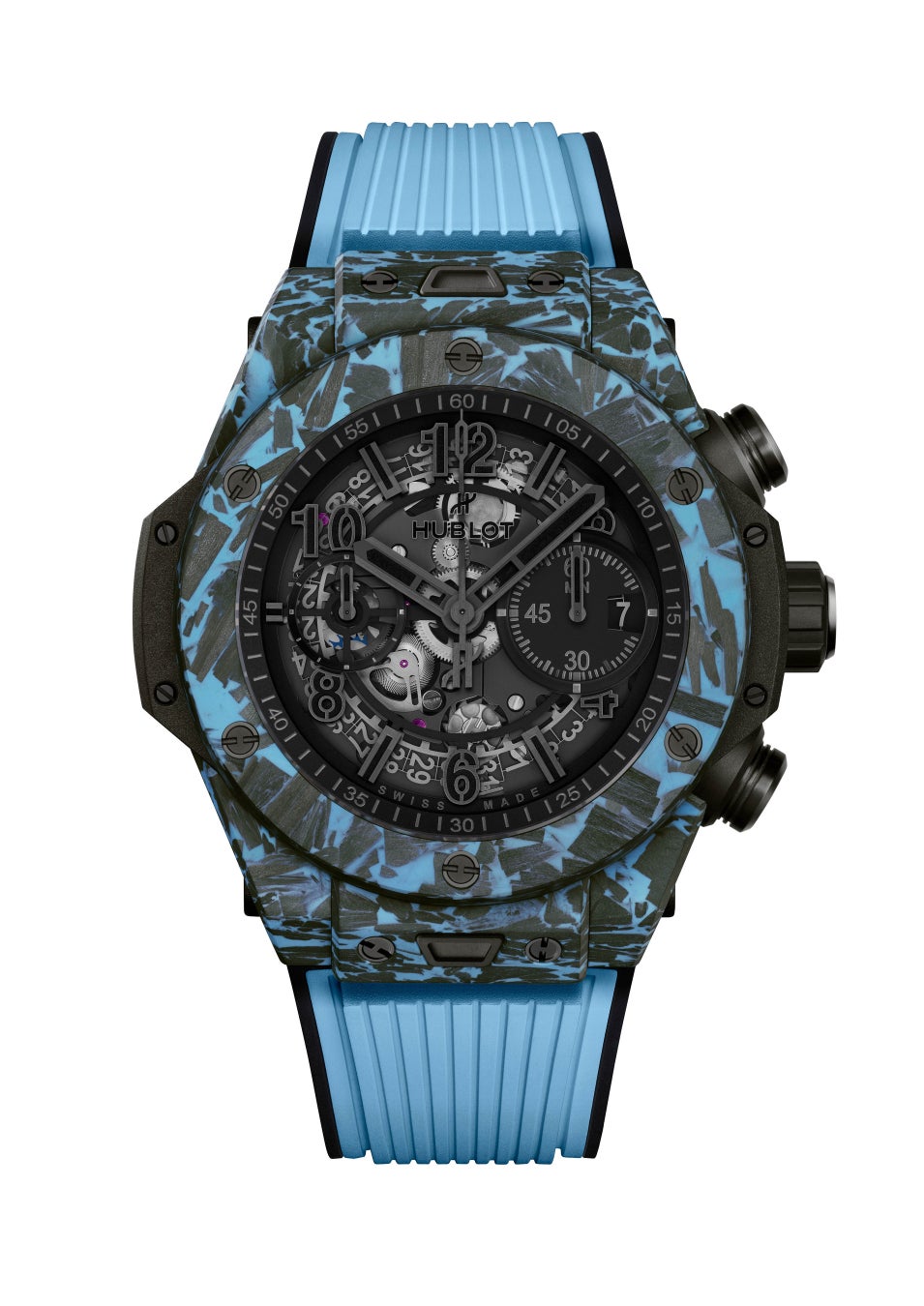 Big Bang Unico Carbon Sky Blue
