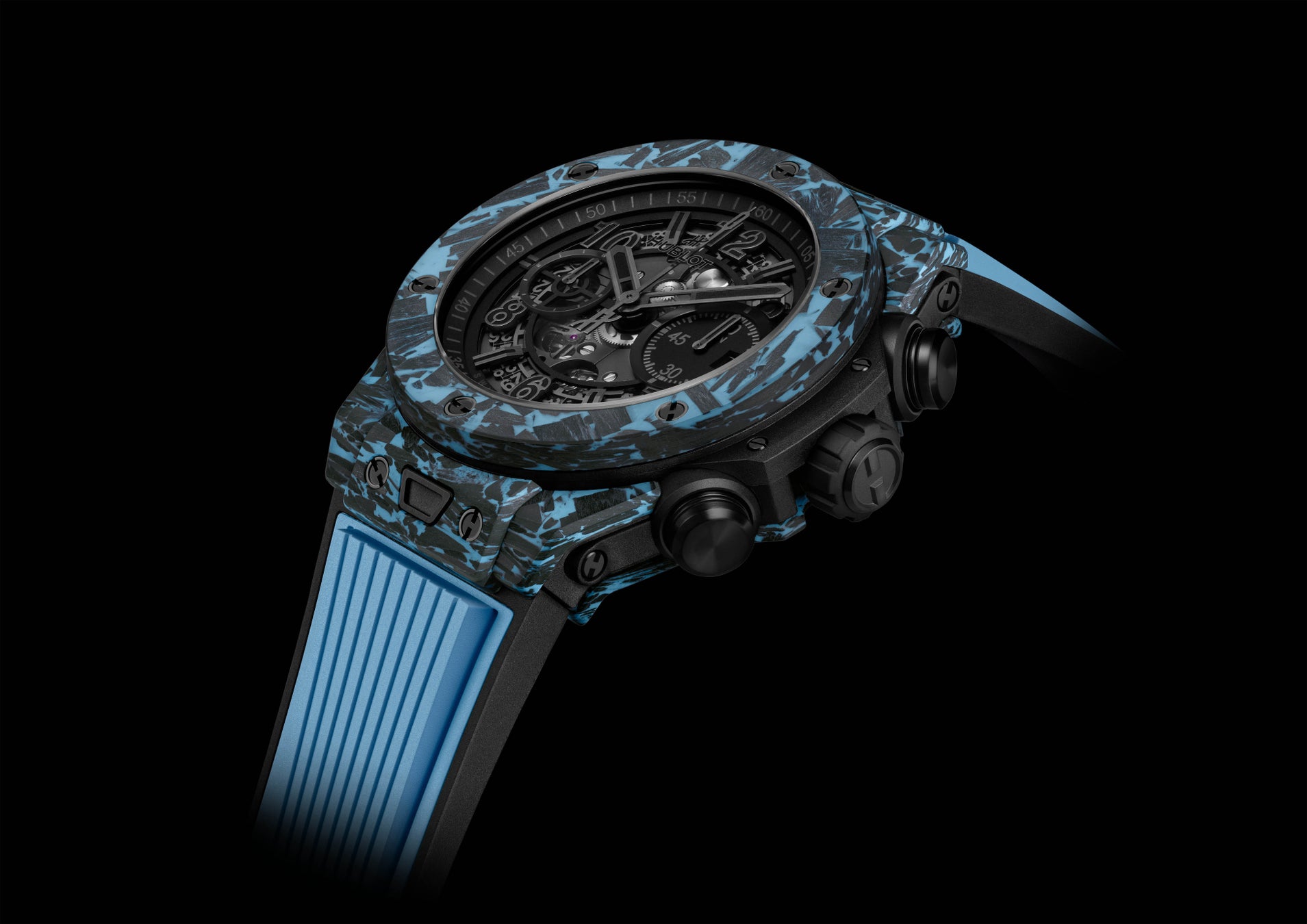 Big Bang Unico Carbon Sky Blue