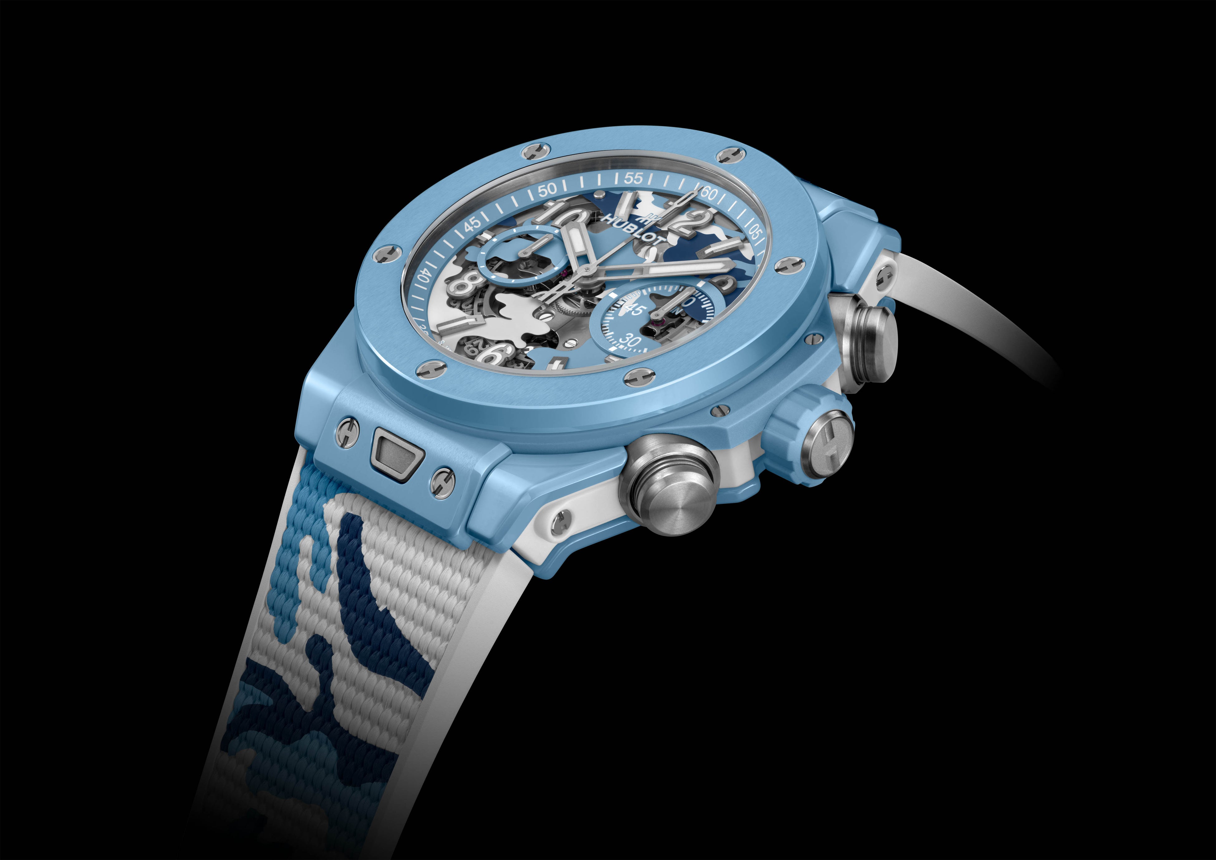 ビッグ・バン ウニコ スカイブルーカモ