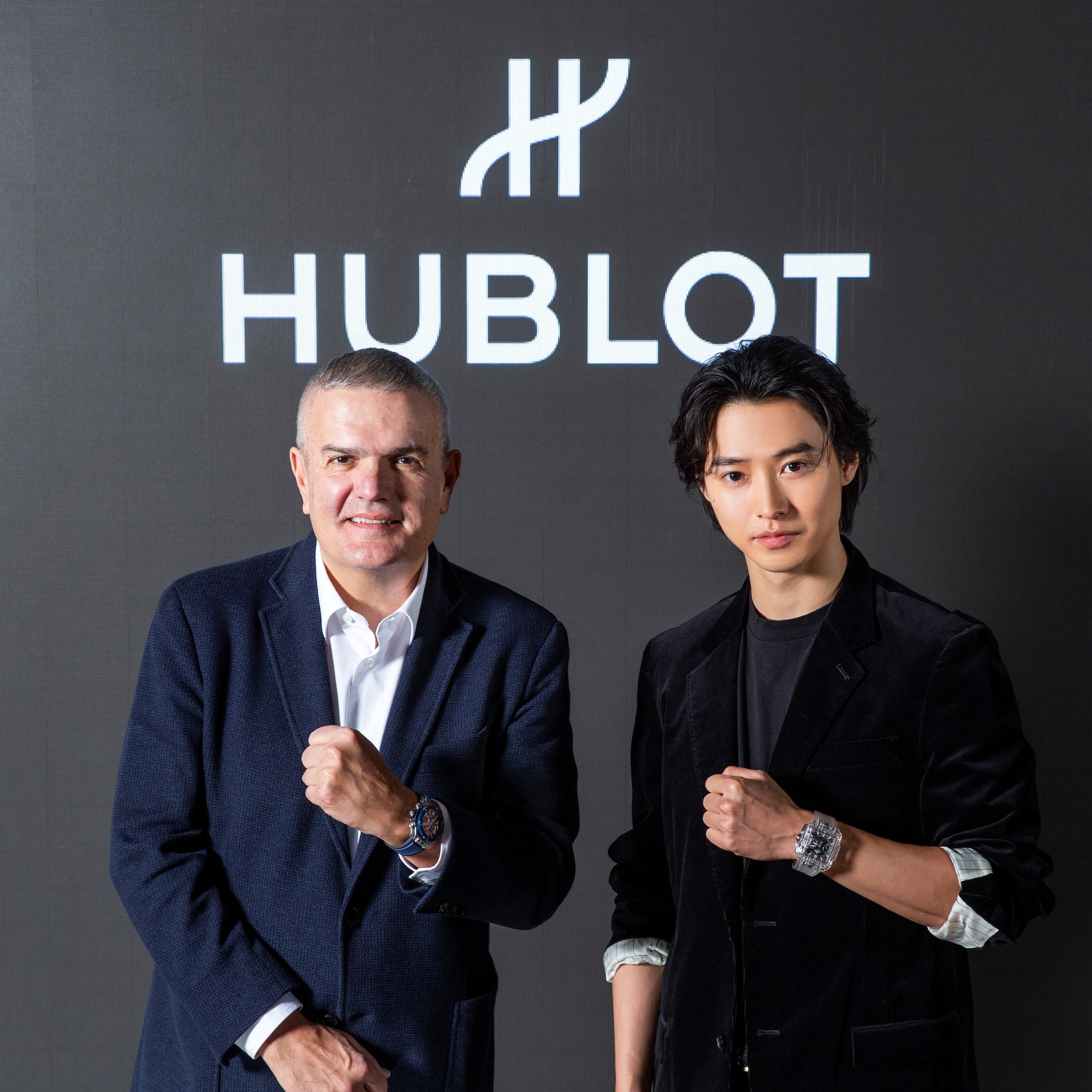 KENTO YAMAZAKI HUBLOT NEW AMBASSADOR_HUBLOT CEO RICARDO GUADALUPE