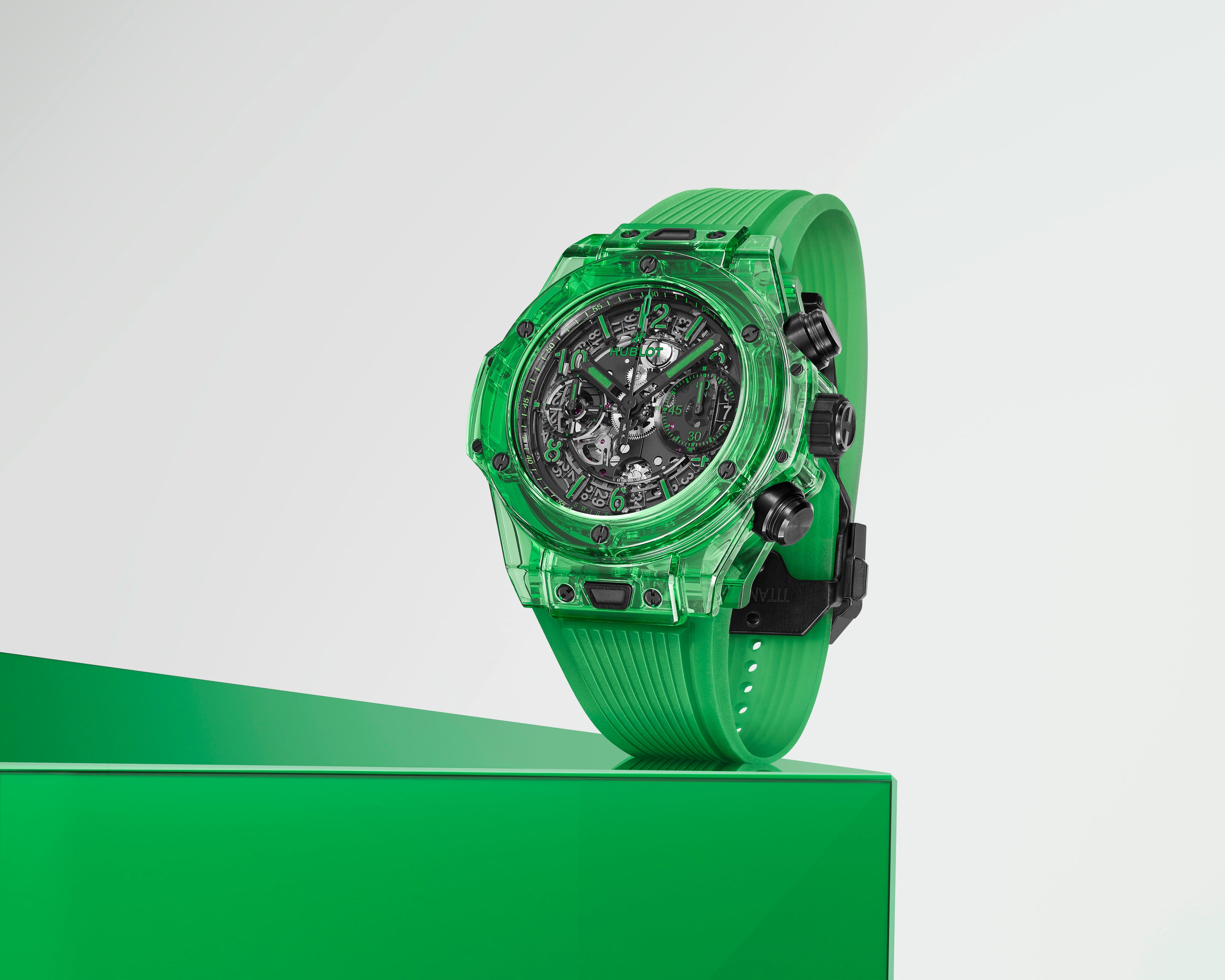 ウブロ】革新的な素材を採用した「ビッグ・バン ウニコ グリーン SAXEM