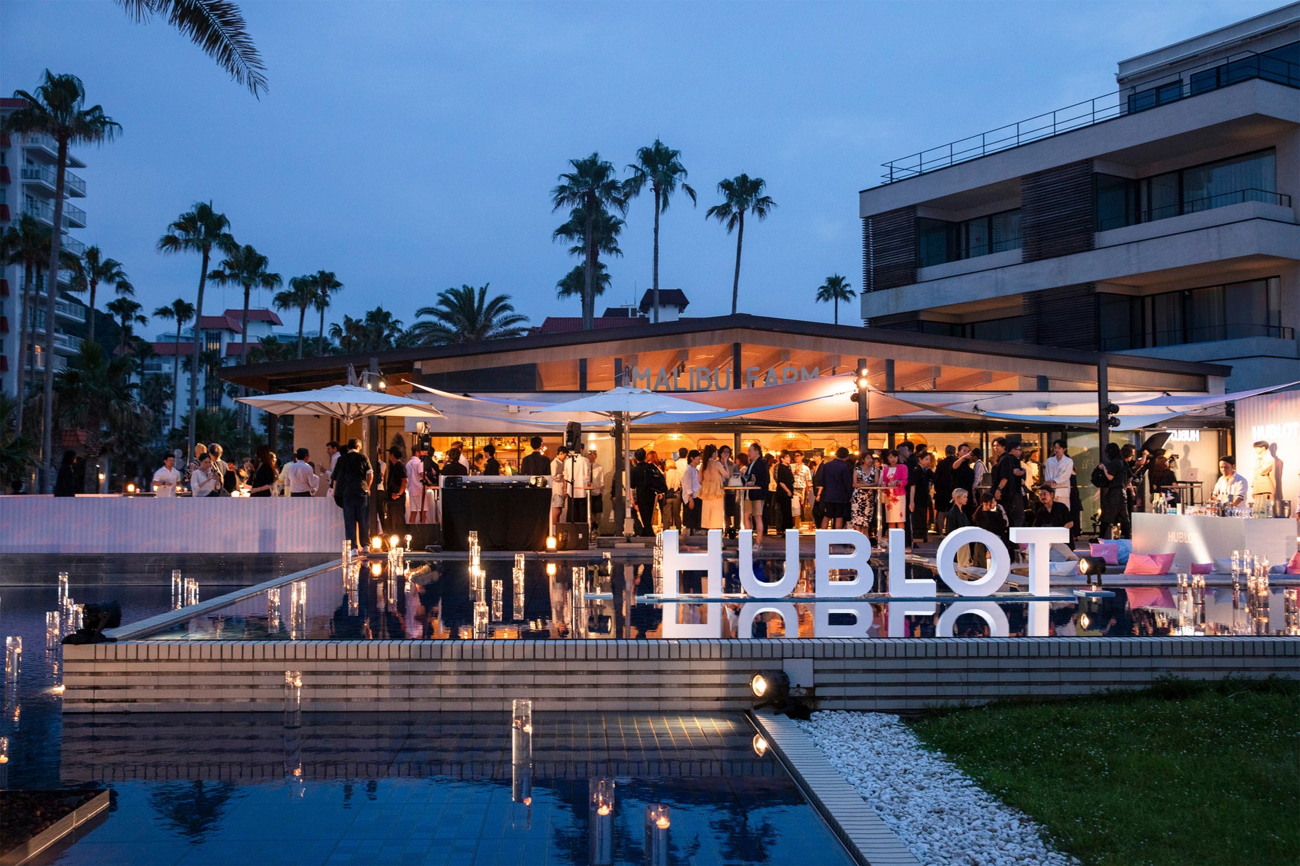 【ウブロ】期間限定「HUBLOT SUMMER LOUNGE」のオープニングイベントを開催!