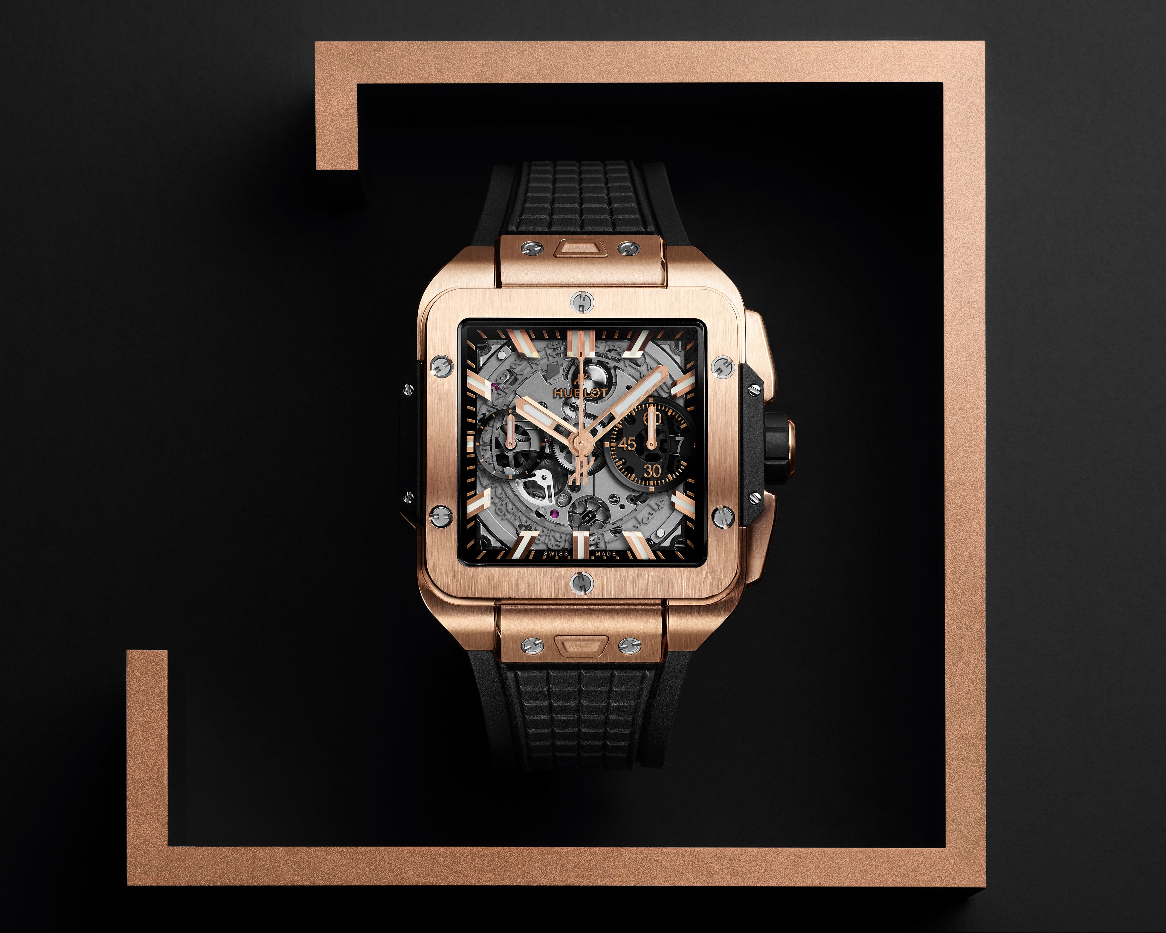 HUBLOT Square Bang Unico Gold