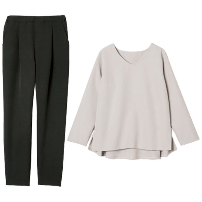 ライトグレー ×ブラック