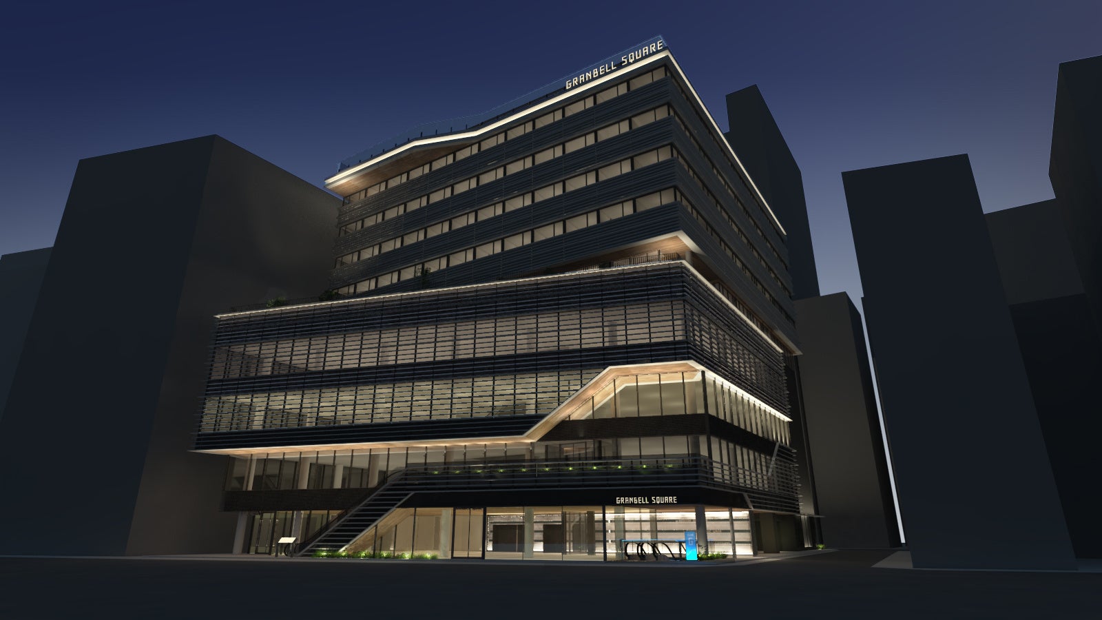 GRANBELL SQUARE 外観（夜）