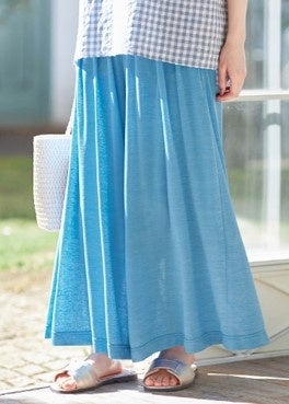 【接触冷感】裏地ひんやりパンツ＜選べる２丈＞