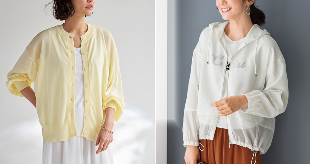 「夏の日差しや冷房対策に最適！BELLUNAから新発売のシアーアイテム」