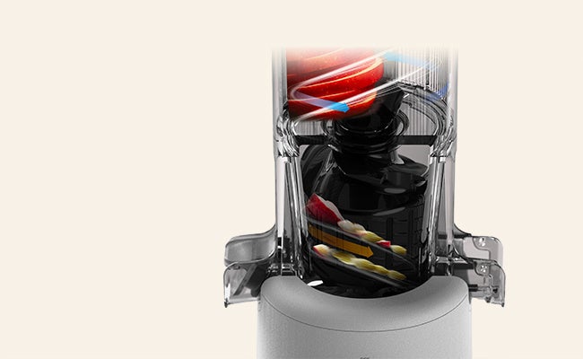 【ヒューロム】スロージューサー H310A スカイブルー コールドプレス 美品 ヒューロム】スロージューサー H310A スカイブルー コールドプレス 美