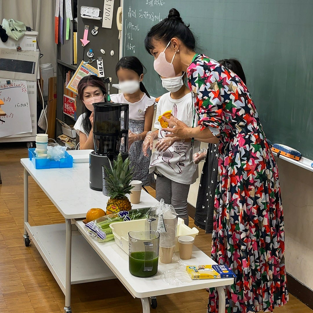 小学校での食育授業の様子