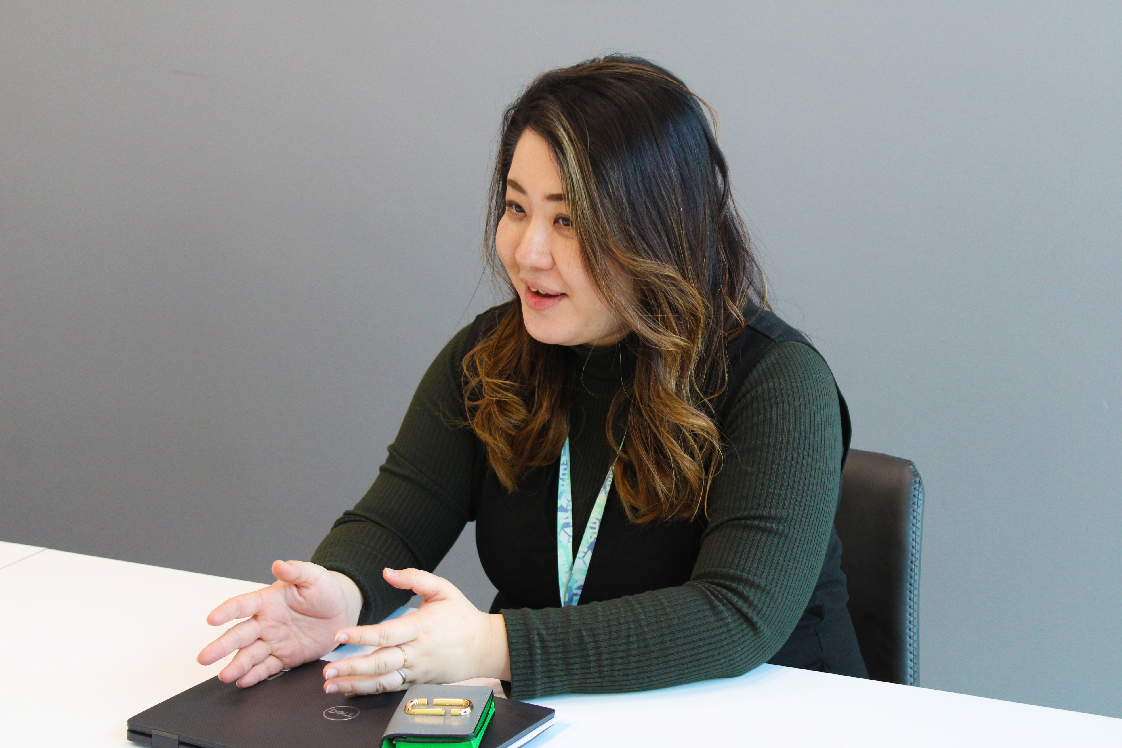 株式会社KMS 管理部マネージャー 仲間 永氏