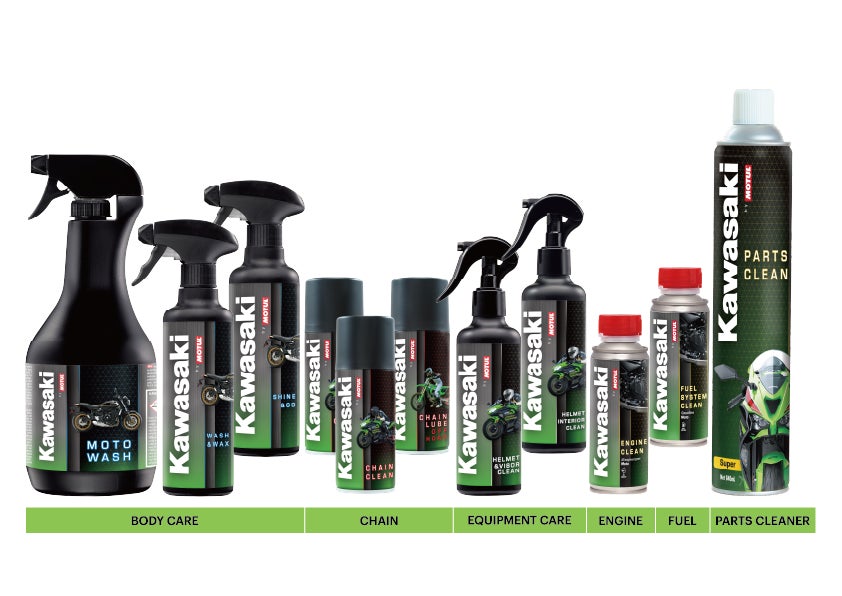 Kawasaki Chemical by MOTUL シリーズが、世界のカワサキライダーを Kawasaki Chemical by MOTUL シリーズが、世界のカワサキライダーを