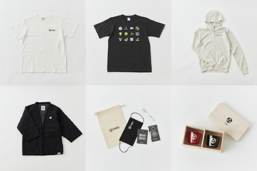 販売予定のグッズ（一部）