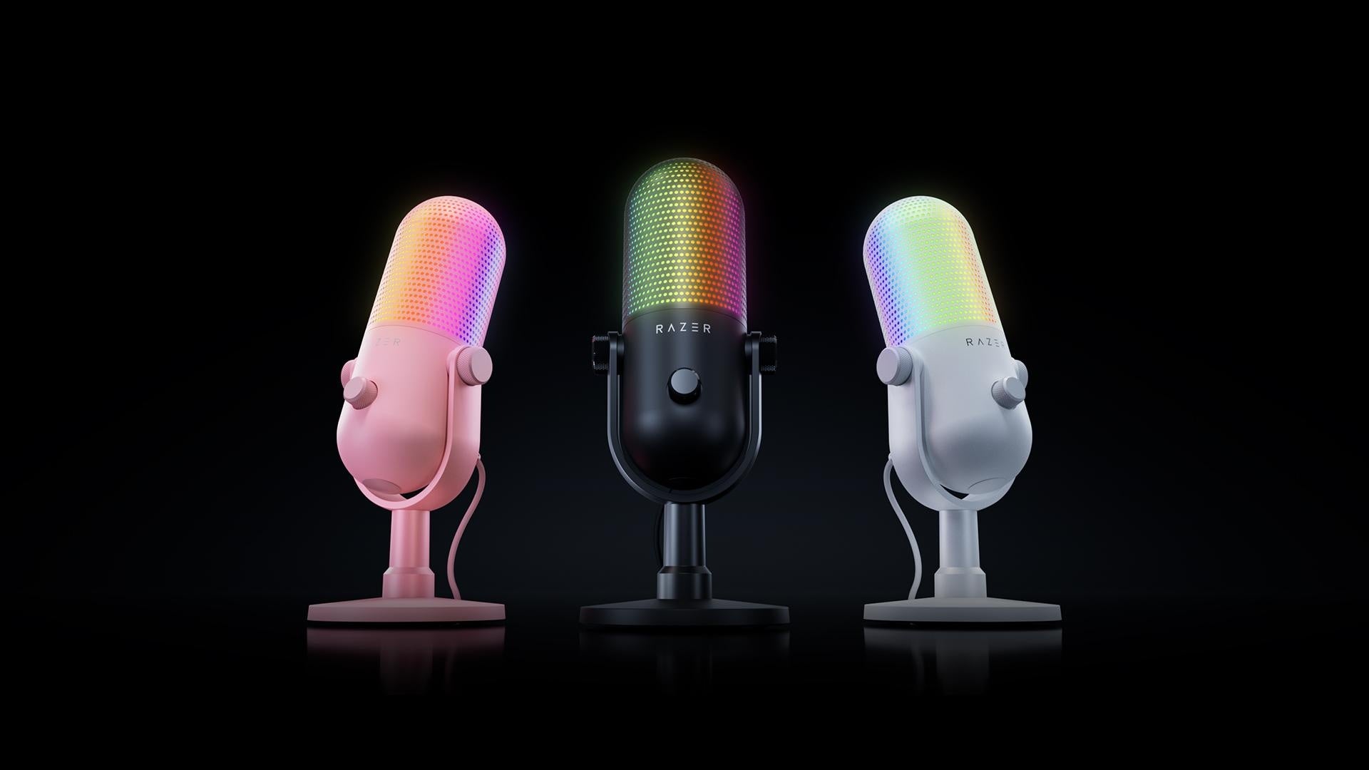 Razer新USBマイク「Seiren V3 Chroma」、AIでスタジオ級音質を実現 Razer新USBマイク「Seiren V3 Chroma」、AIでスタジオ級音質を実現