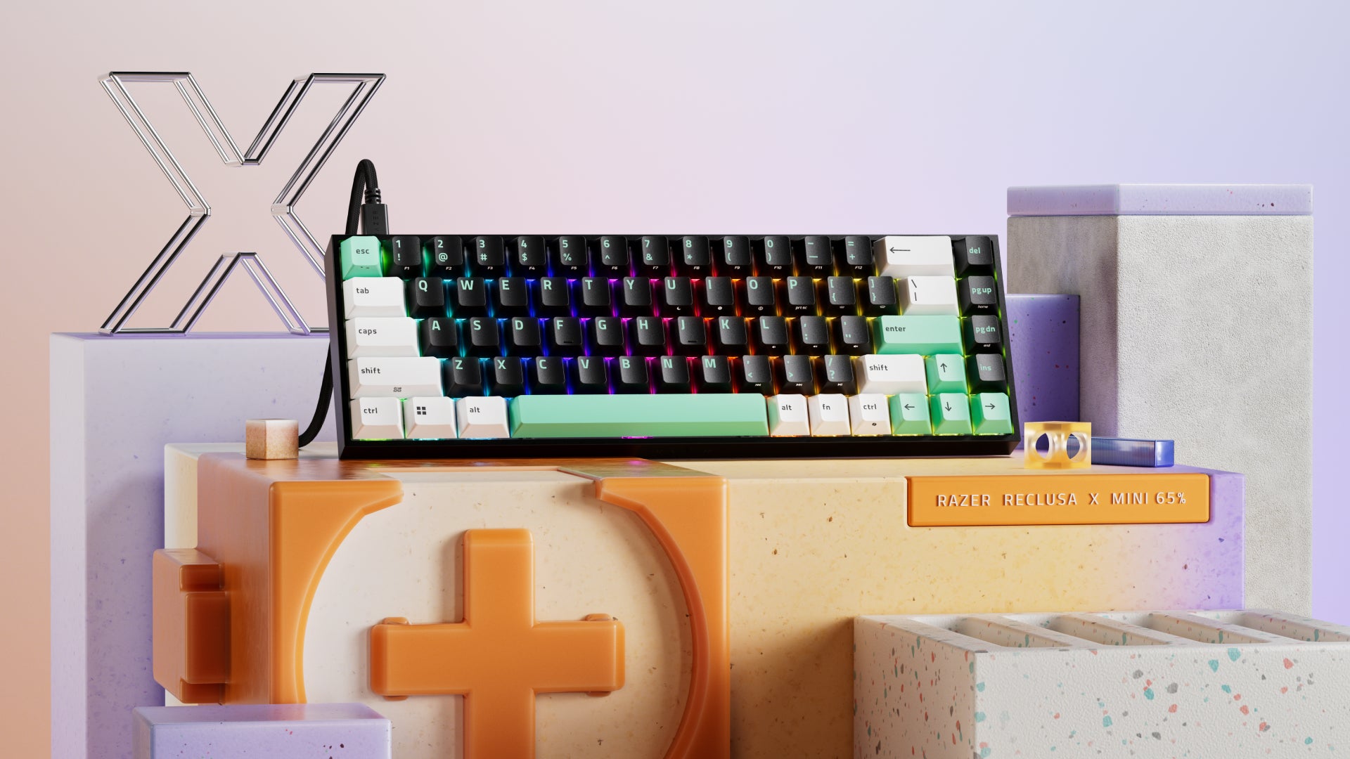 Razer Reclusa X Mini 65%:自分仕様にカスタマイズ可能! Razer Reclusa X Mini 65%:自分仕様にカスタマイズ可能!