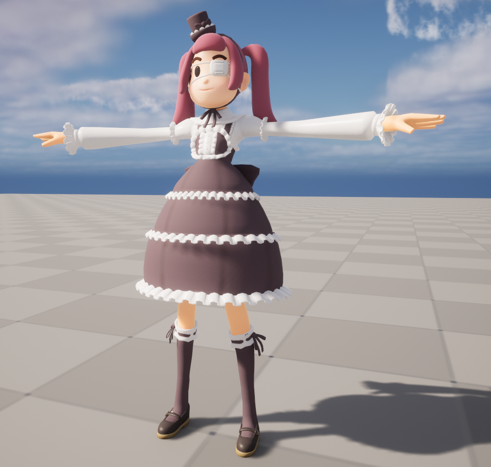 「花園ゆりね」オリジナルアバター