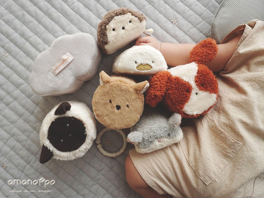 amanoppoから『もちふわブロック ふわふわ＋ 森の新しいおともだち