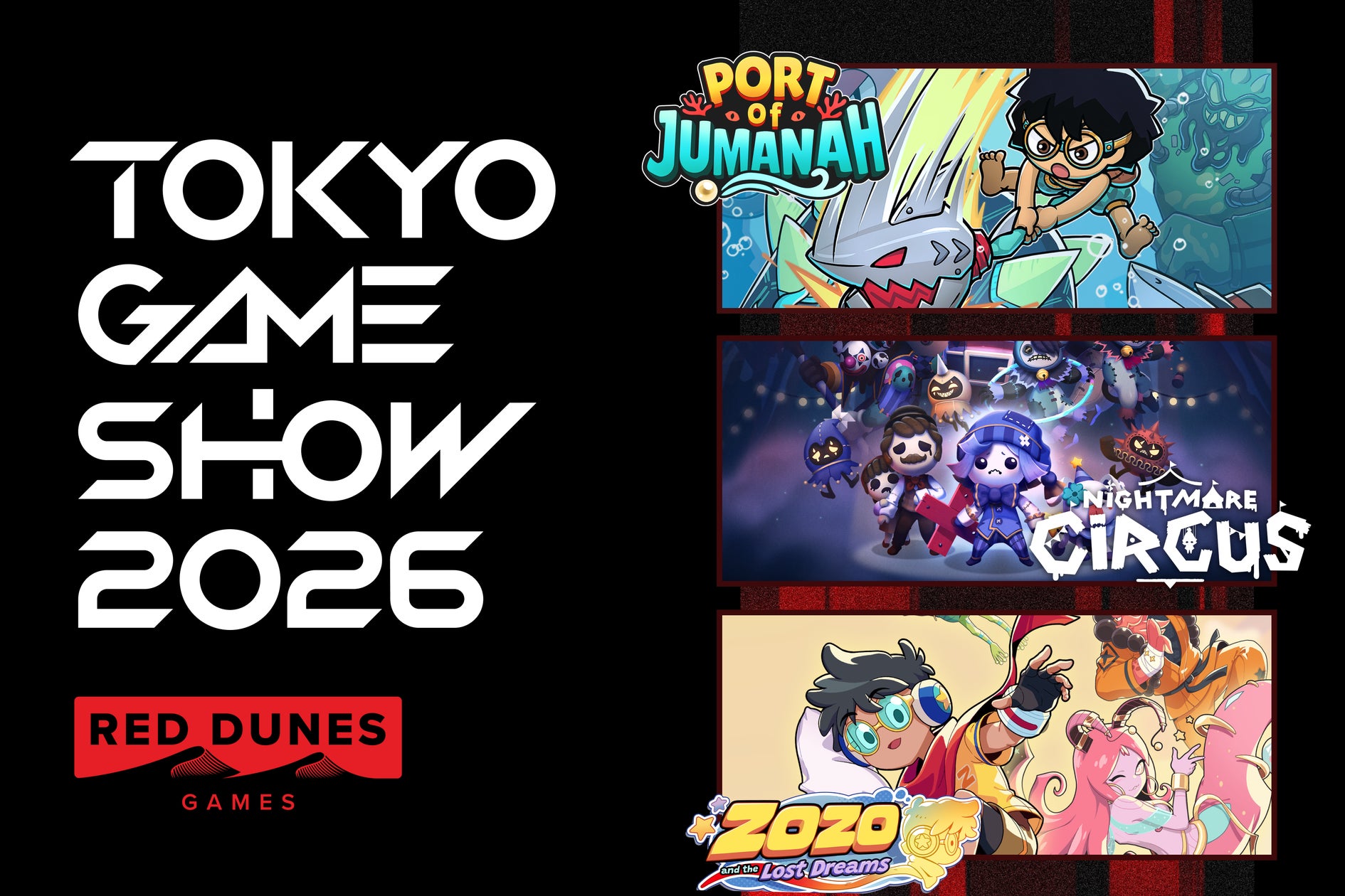 TGS2026注目作3選!『Zozo』『Jumanah』『Nightmare Circus』出展 TGS2026注目作3選!『Zozo』『Jumanah』『Nightmare Circus』出展