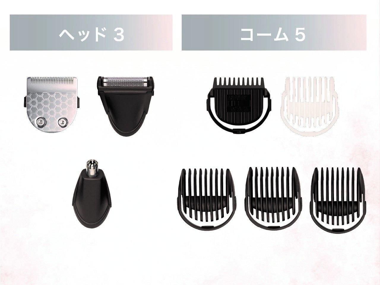 ３つのヘッドと多彩なアタッチメント（CMG5100）