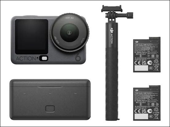 1/1.1インチセンサー＆自動可変絞り対応のアクションカメラ「DJI Osmo