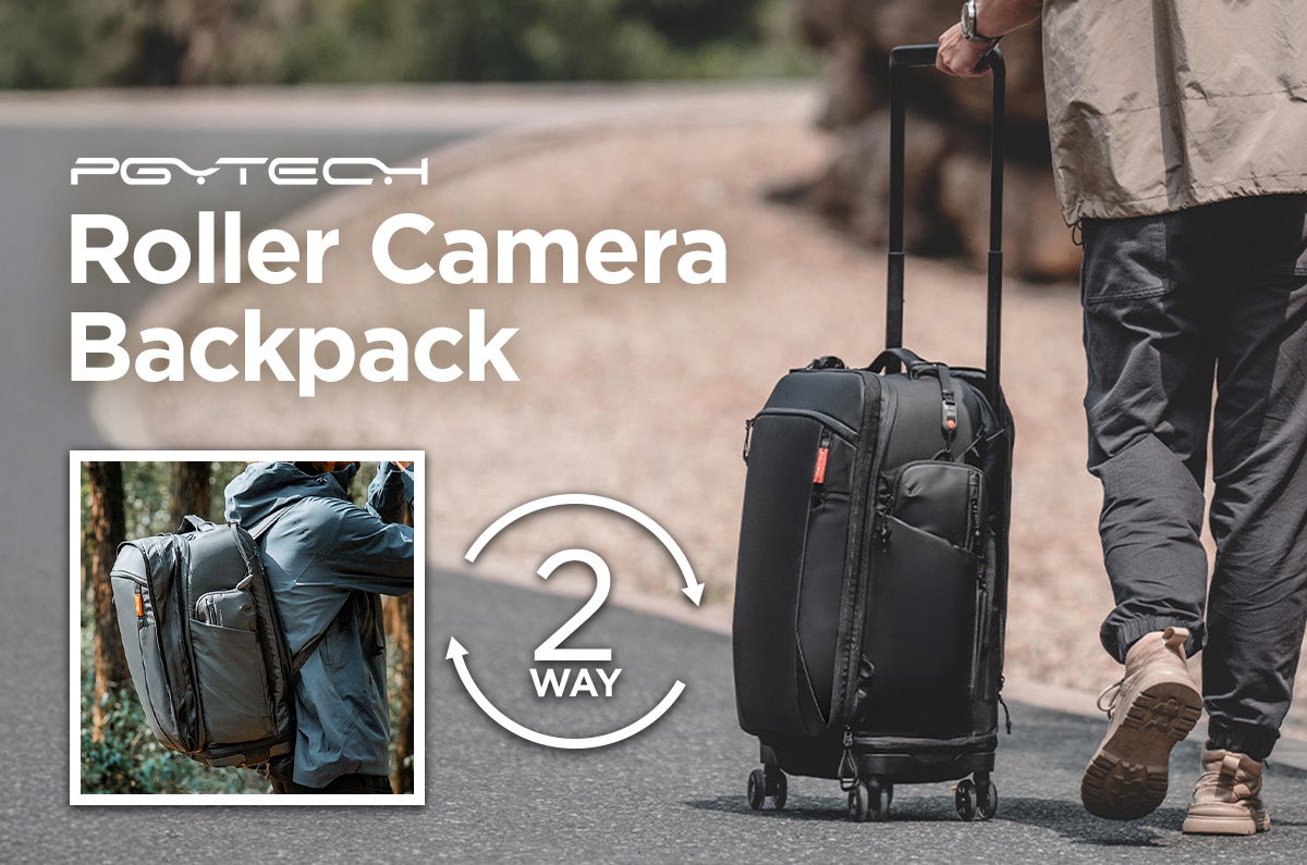 PGYTECH から2wayで使えるカメラ用トロリーバッグ「Roller Camera Backpack」が11月11日(月)に発売