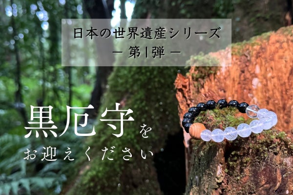 日本の世界遺産シリーズ第1弾】樹齢1,000年の屋久杉 × 漆黒の守護石 日本の世界遺産シリーズ第1弾】樹齢1,000年の屋久杉 × 漆黒の守護石