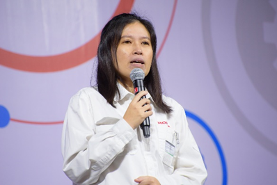 GMCA2023発表の様子 Honda Automobile (Thailand) Co., Ltd.　 カニカナンパノンプライさん