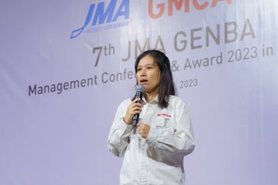 GMCA2023発表の様子 Honda Automobile (Thailand) Co., Ltd.  カニカナンパノンプライさん
