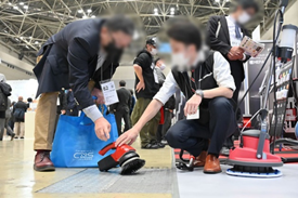 小会主催の展示会の様子