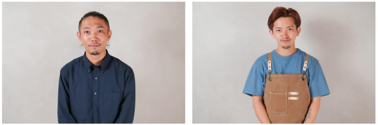 シェフの中島優士郎さん（左）と店主 富田逸斗さん（右）