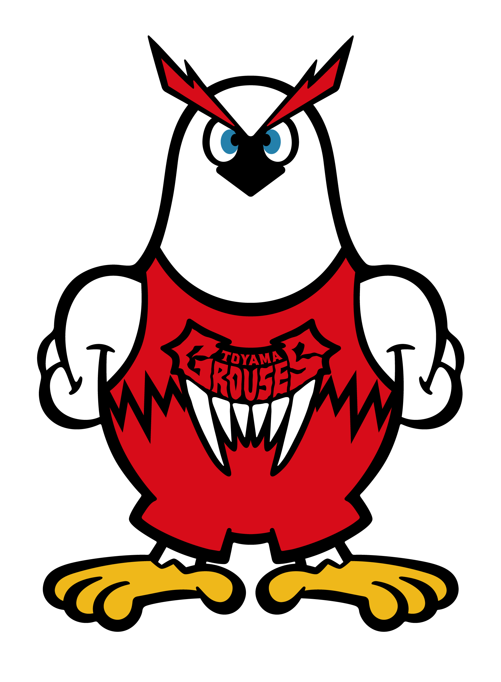 マスコットキャラクターのグラッキー