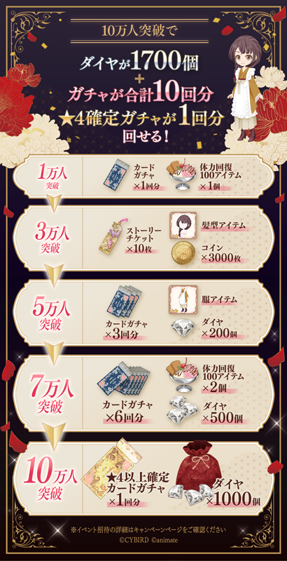 サイバード＆アニメイトによる新作恋愛ゲーム『恋花幕明録』本日6月5日