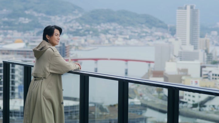 福山雅治が育った場所、長崎・稲佐山を背景に「育ったのがあそこなんだ」と長崎スタジアムシティ建設現場から眺める 福山雅治が育った場所、長崎・稲佐山を背景に「育ったのがあそこなんだ」と長崎スタジアムシティ建設現場から眺める