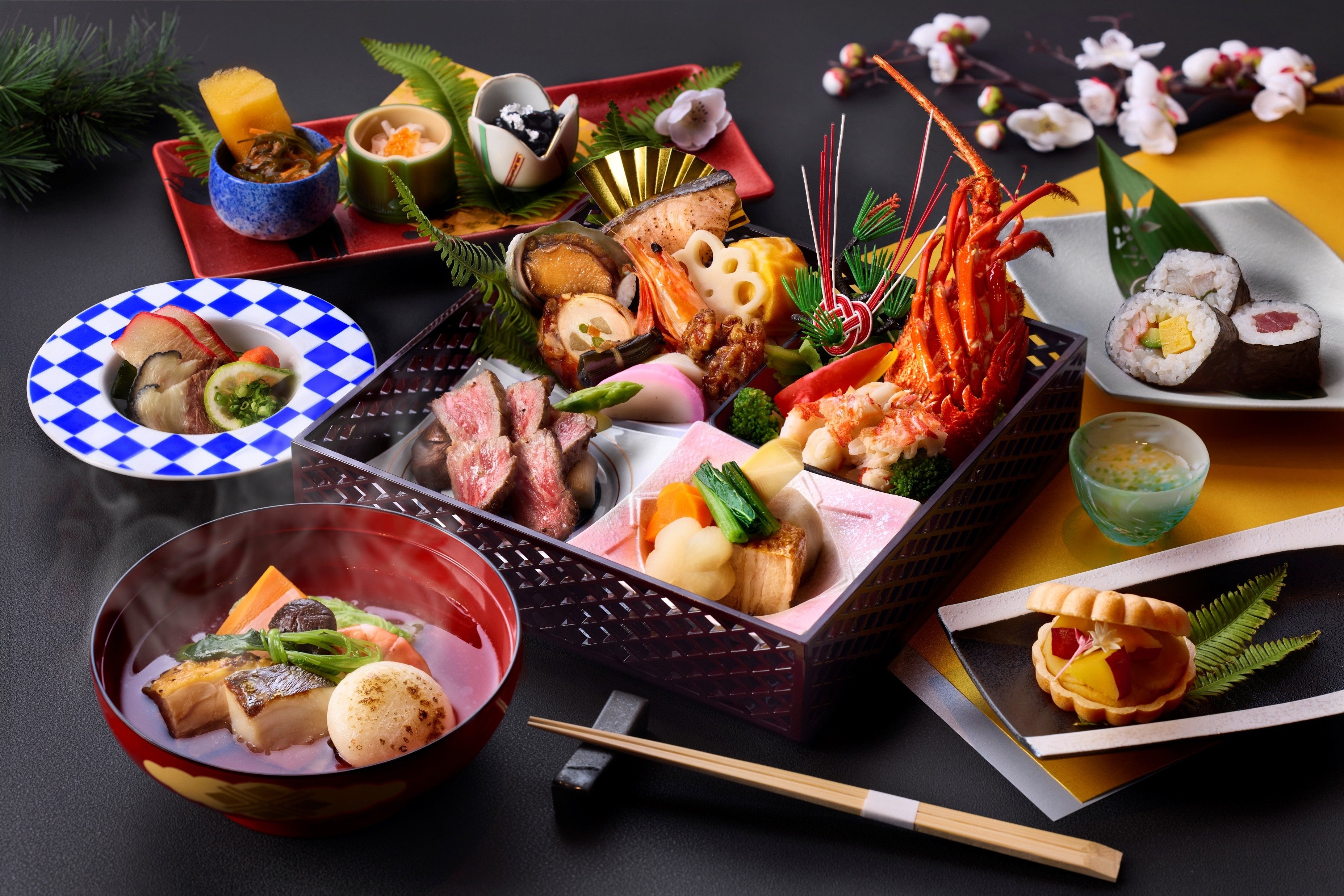 【数量限定】地上14階の絶景と共に新年を祝う！スタジアムシティホテル長崎の豪華おせち『新春祝い御膳』