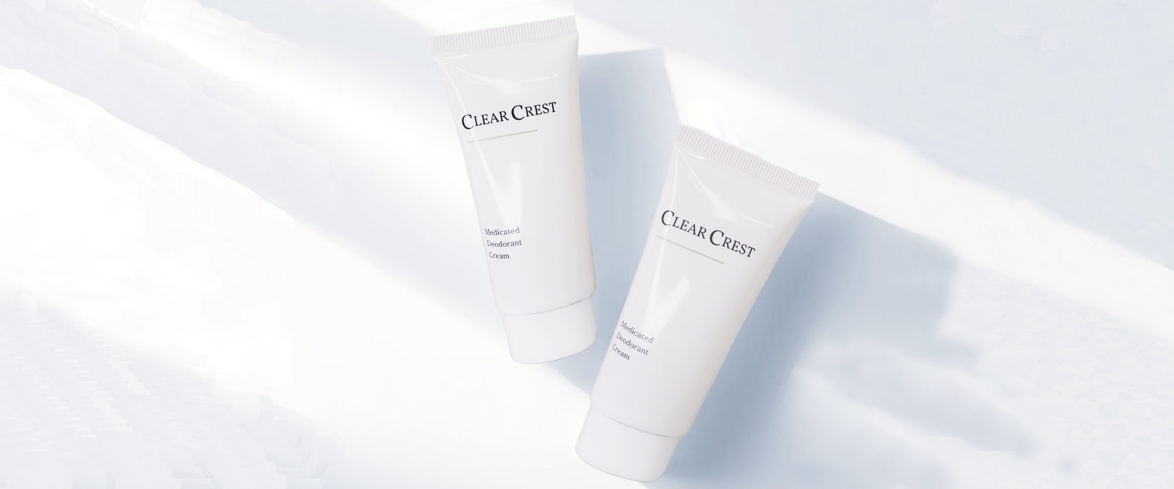 ニオイケアの常識を変える。” 「CLEAR CREST(クリアクレスト ニオイケアの常識を変える。” 「CLEAR CREST(クリアクレスト