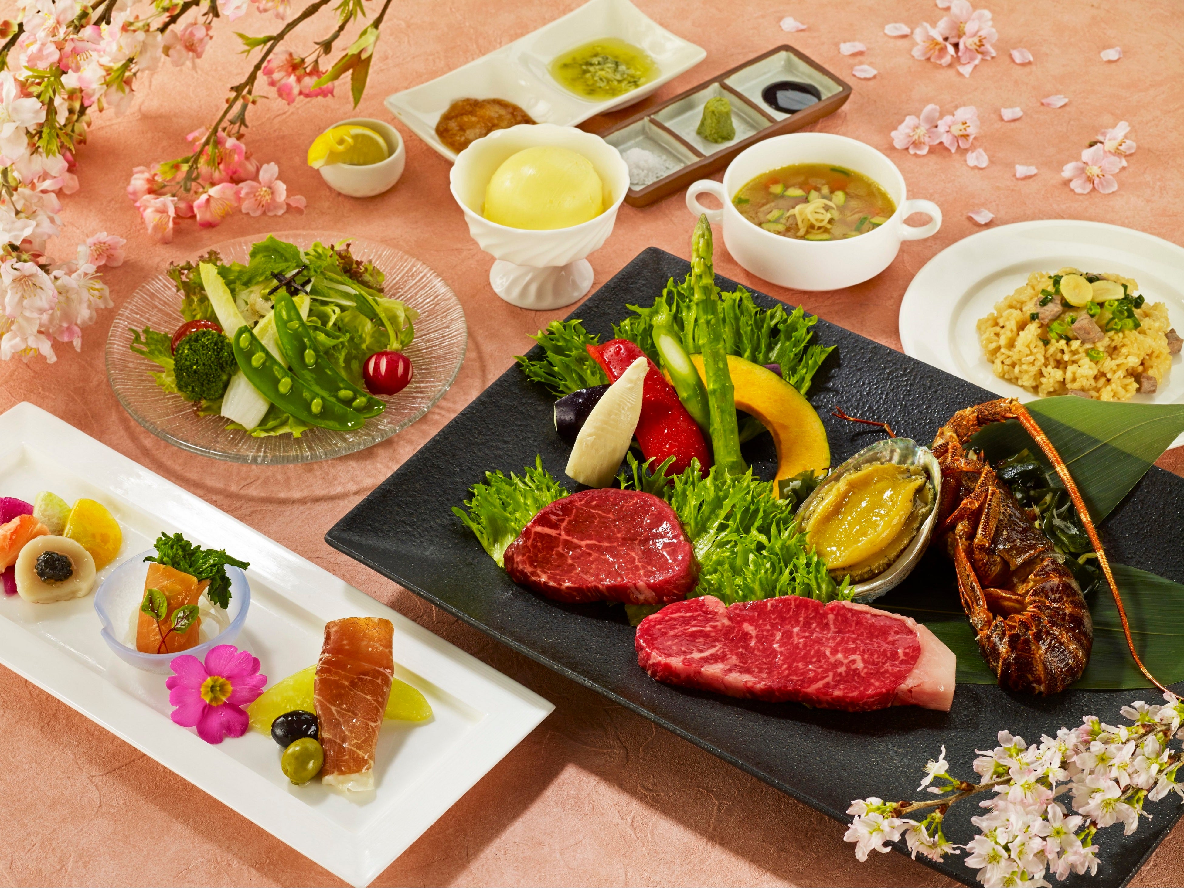 ”夜桜”鉄板焼き イメージ