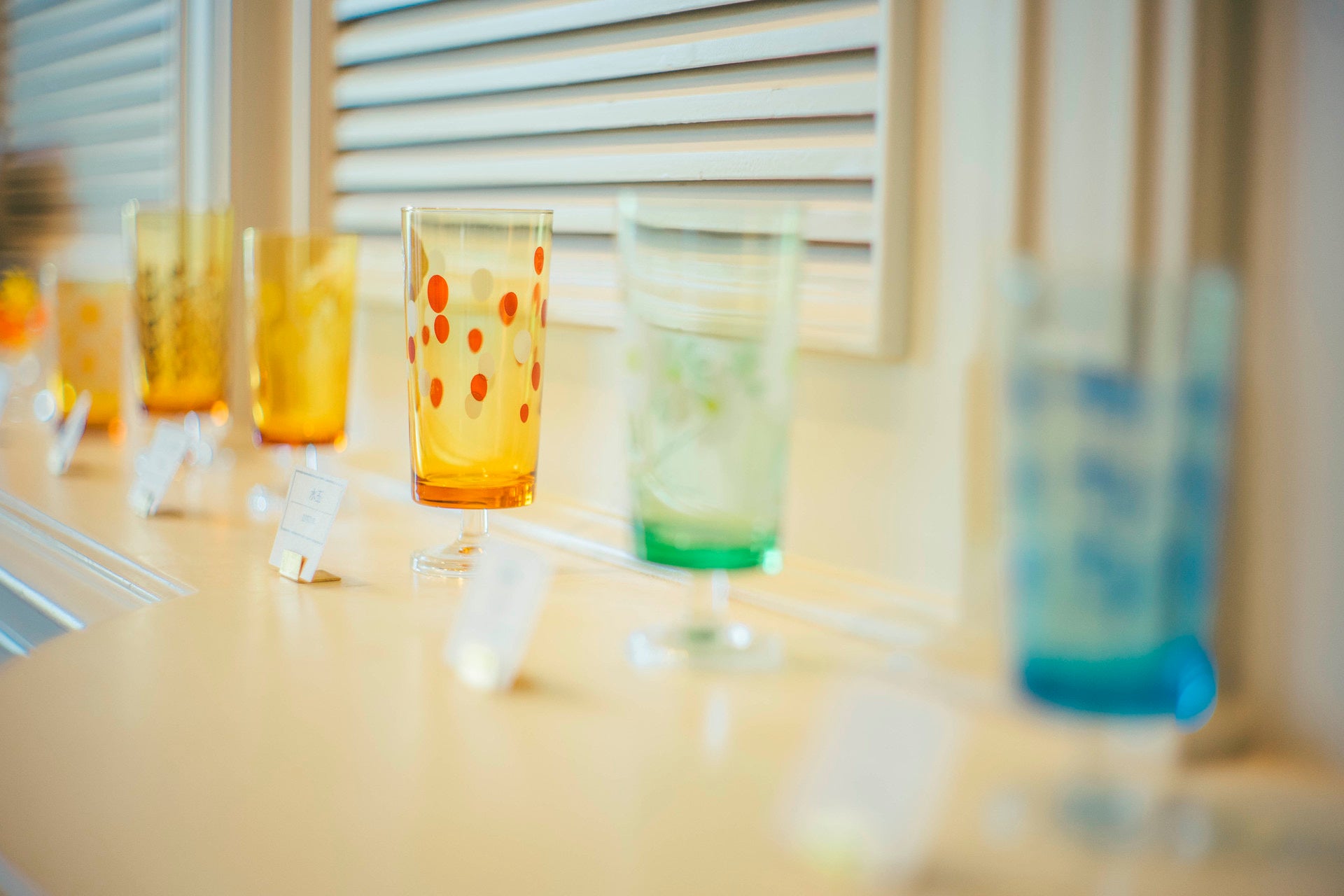 ヴィンテージグラス装飾