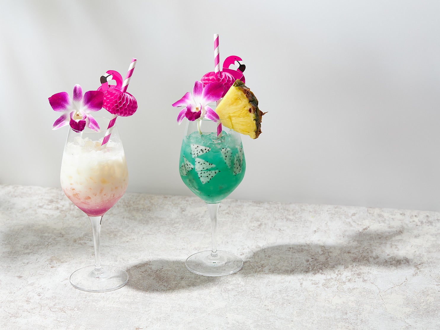 ノンアルコールカクテル（ケオケオハイビスカス、オーシャン・チル）