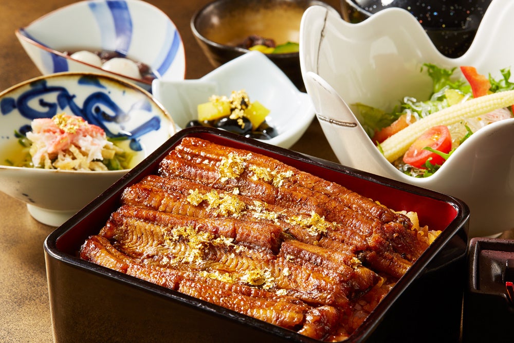 開運フェア2023 開運うな重 金箔飾り（日本料理 芝桜）