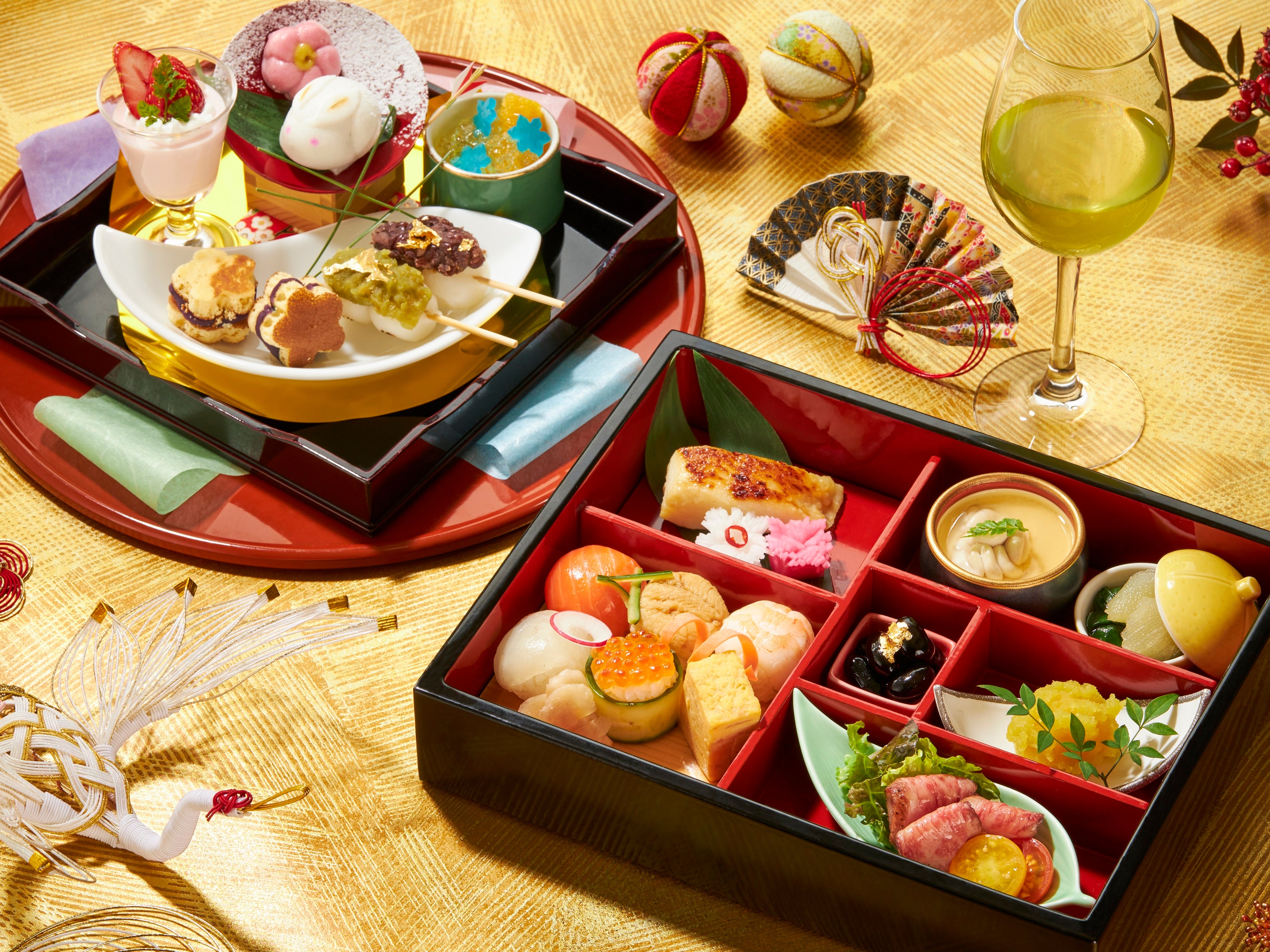 開運フェア2023 和のアフタヌーンティー初夢～香り豊かな嬉野茶とともに～（和食 清水）