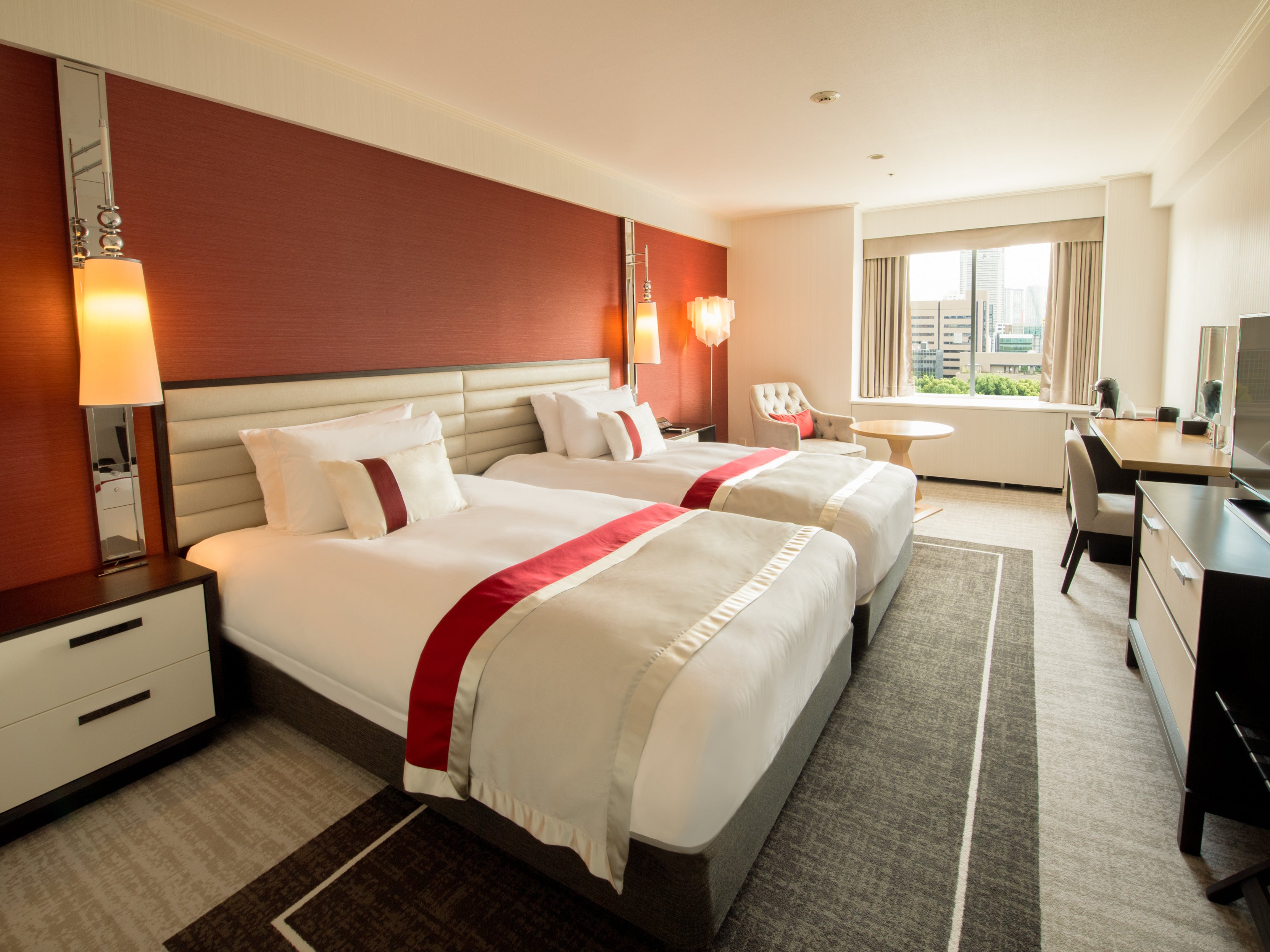 客室一例（アッパーフロア デラックスツインルーム）