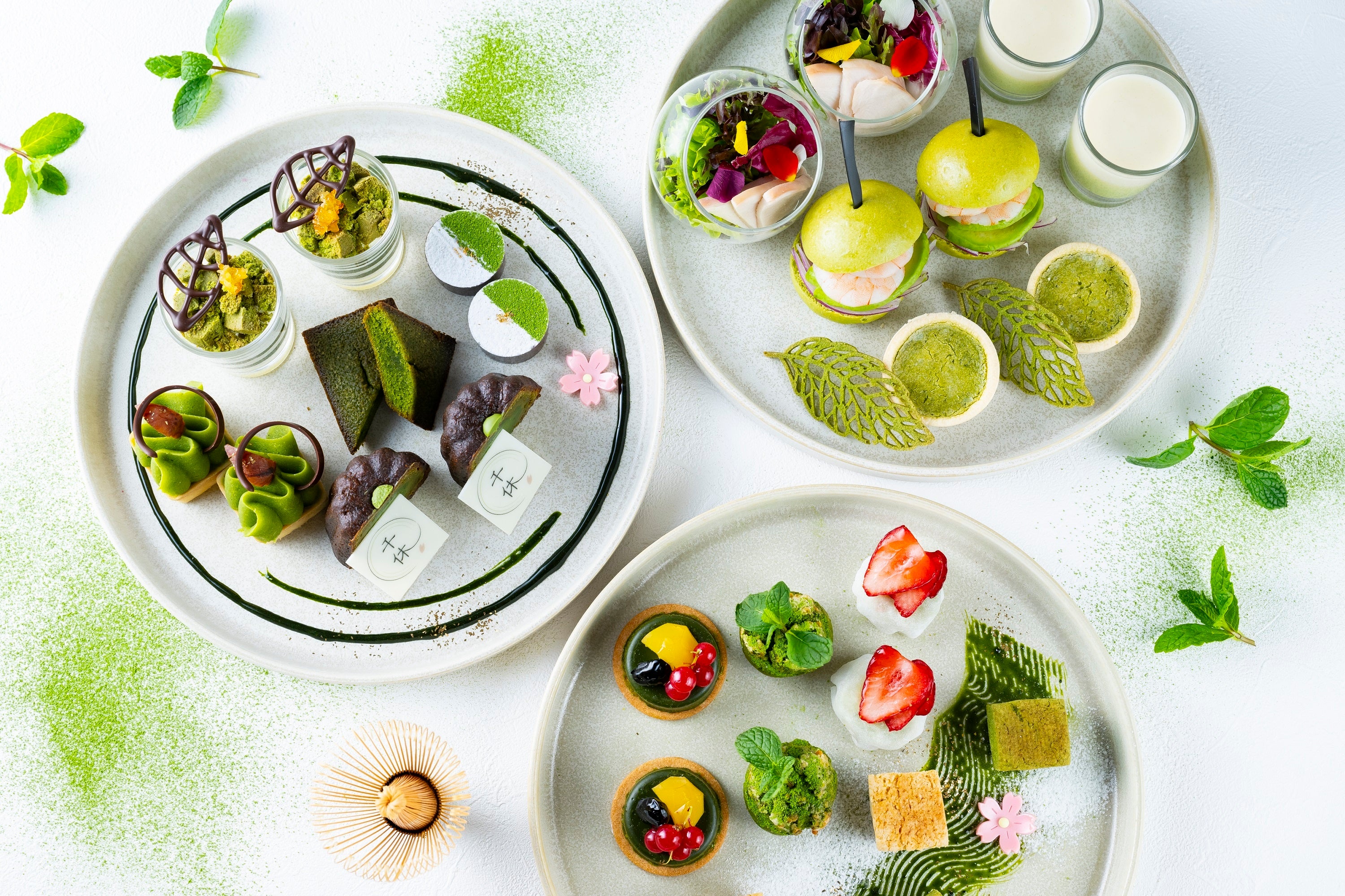 千休とのコラボレーション お抹茶アフタヌーンティー